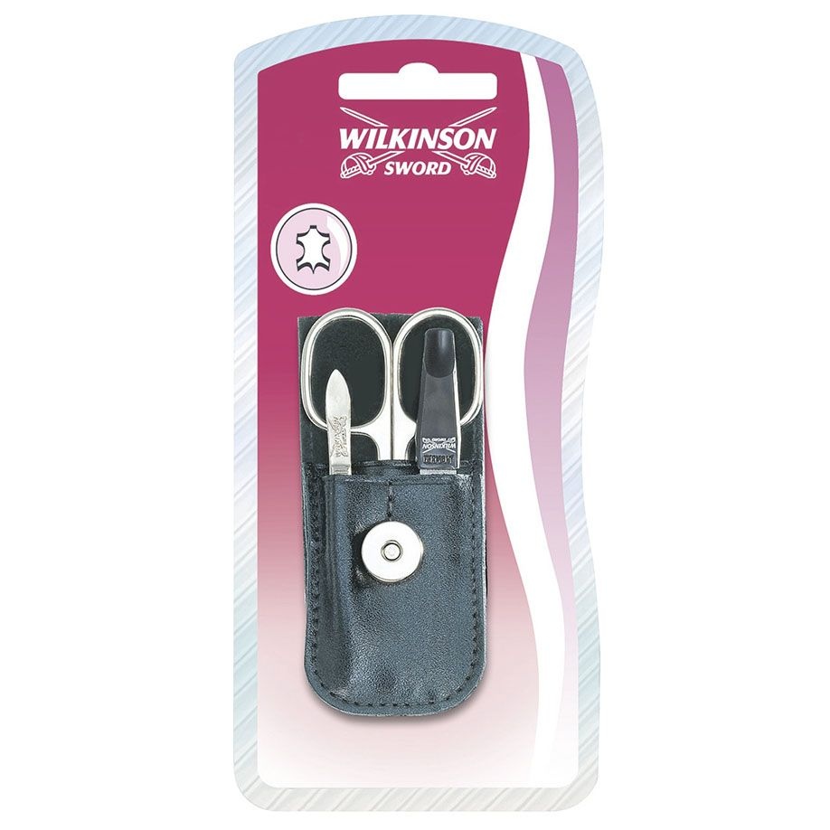 Wilkinson Manicure set 3 delig in leder etui