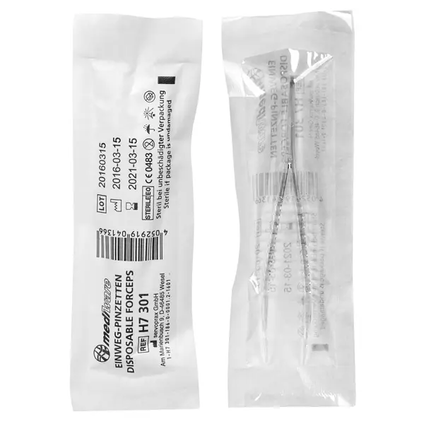 MediWare Pincet Steriel disposable (50st.), foto 2 van 3