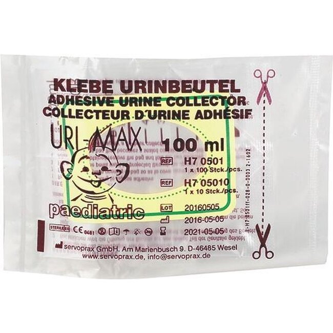 Uri-Max Urine opvangzak voor baby's/ kleine kinderen Steriel 10 st.