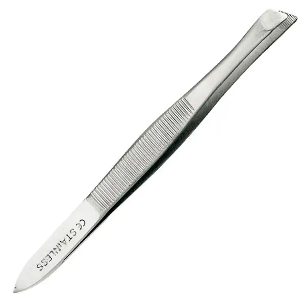 Epileer pincet schuin - 9cm, foto 2 van 2