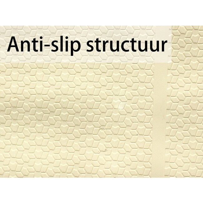 Anti-slip badmat met zuignappen – 76 x 35 cm