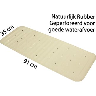 Anti-slip badmat met zuignappen – 76 x 35 cm