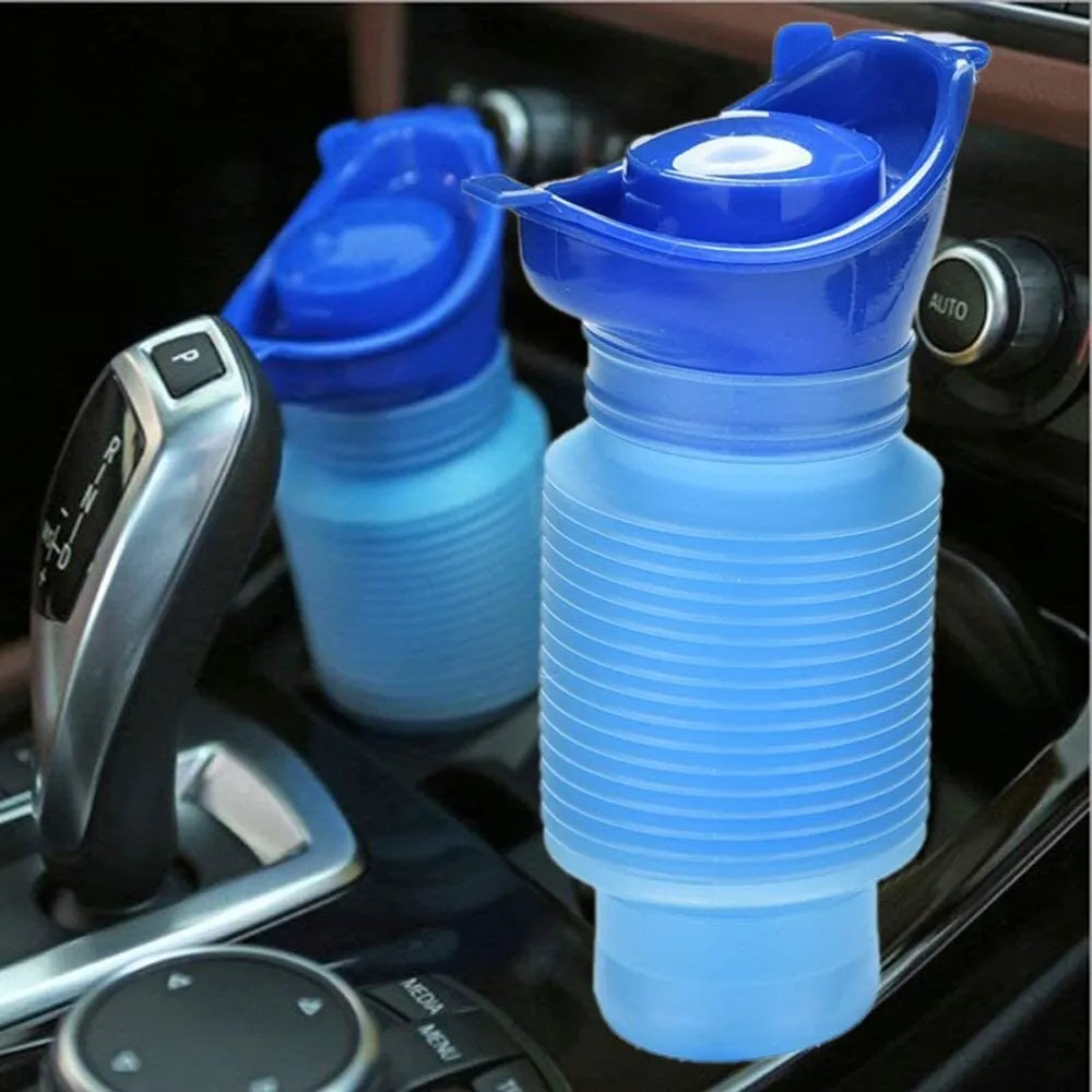Compacte reis urinaal uitvouwbaar - blauw - 750ml, foto 2 van 4