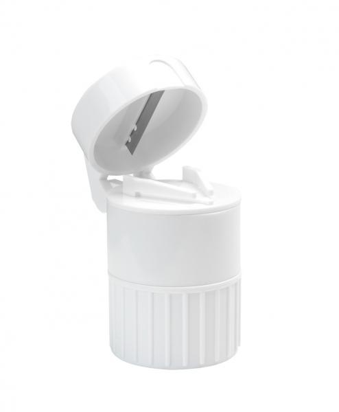 Pillenvergruizer en splijter - 3 in 1 - wit