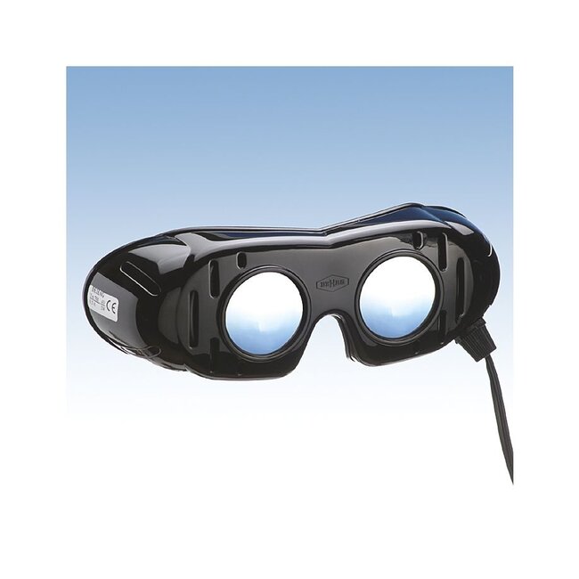 Dehag Nystagmusbril type Frenzel vaste glazen met adapter
