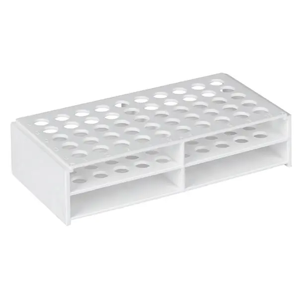 Reageerbuisrekje voor 50 buisjes (Ø 12/13mm)