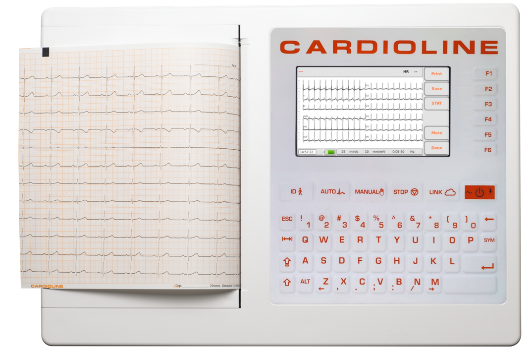Cardioline ECG 200+ elektrocardiograaf