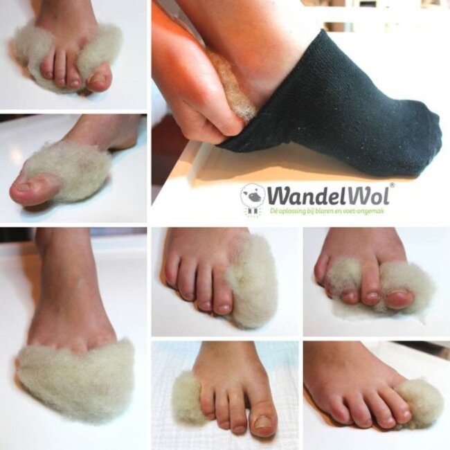 WandelWol antidruk-wol 20 gram lanoline-vrij - OP=OP