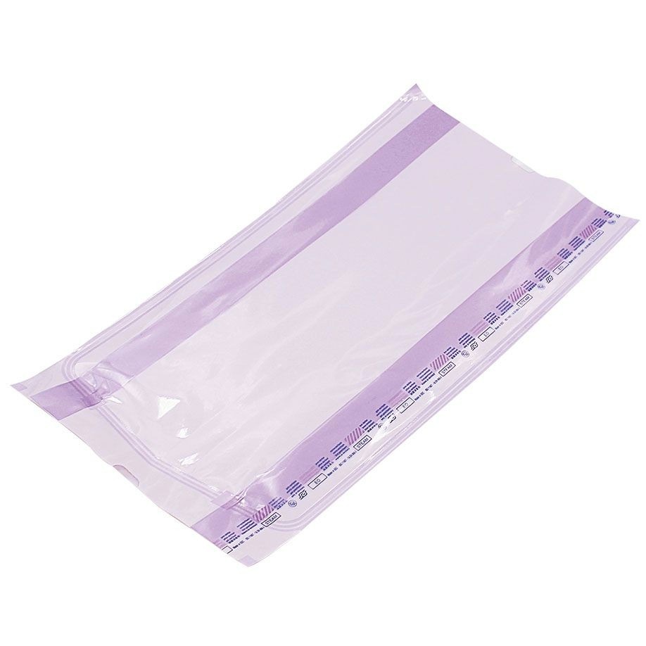 Sterilisatiezakjes 20x40x5cm met vouw 100 stuks