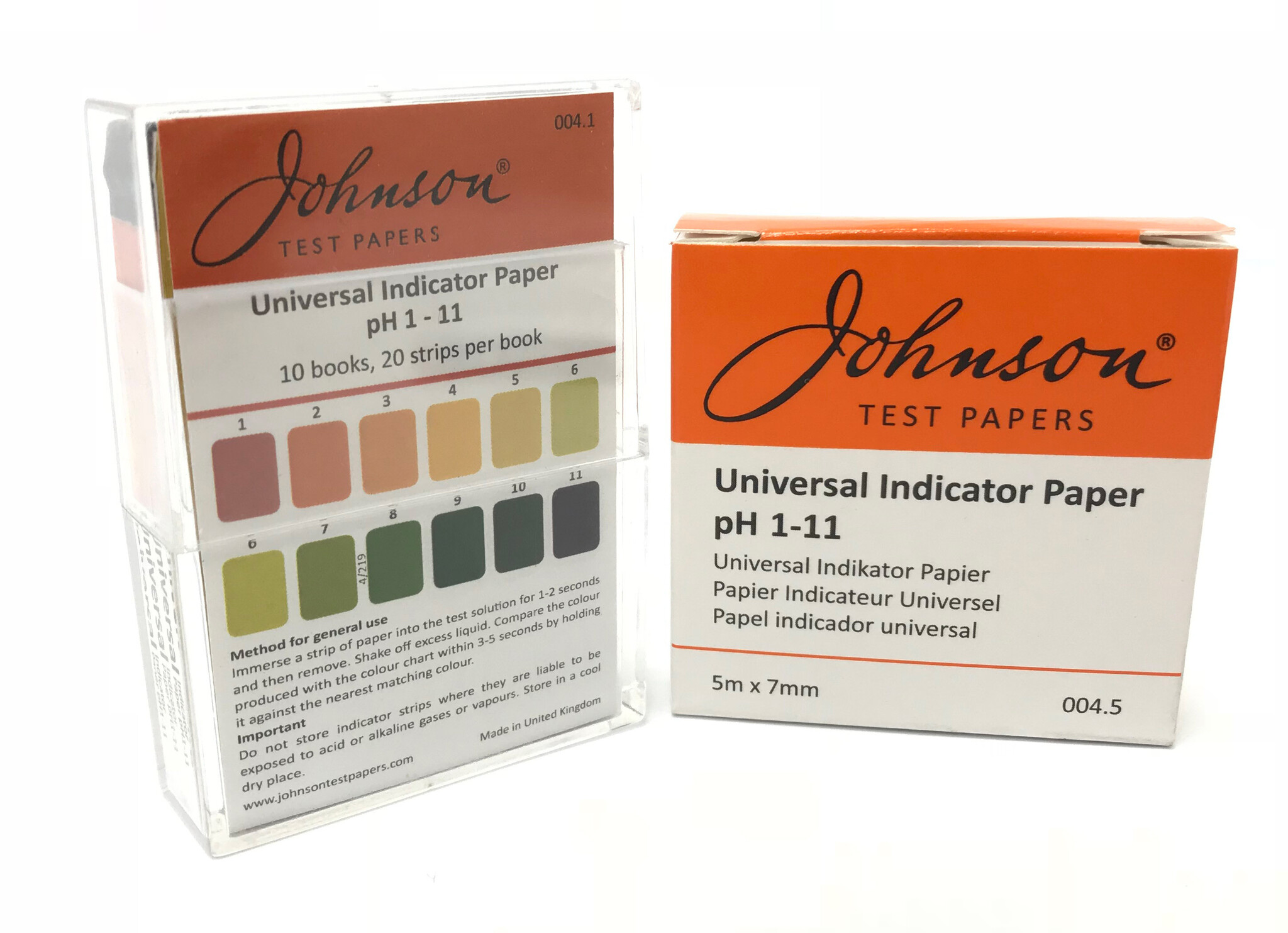 PH Testpapier pH 1 t/m pH 11 (10x20 strips)