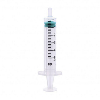 BD Emerald 3-delige injectiespuit - 5ml - 100 stuks