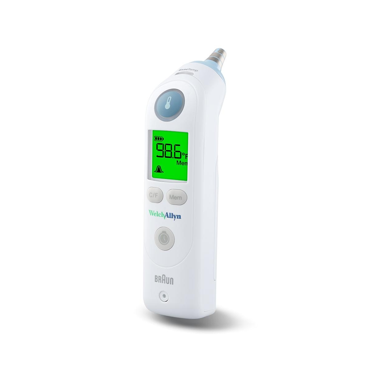Welch Allyn Braun Thermoscan Pro-6000 digitale oorthermometer met grote basis eenheid, foto 2 van 3