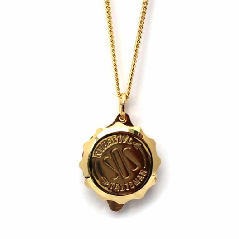 SOS Talisman Halsketting Doublé