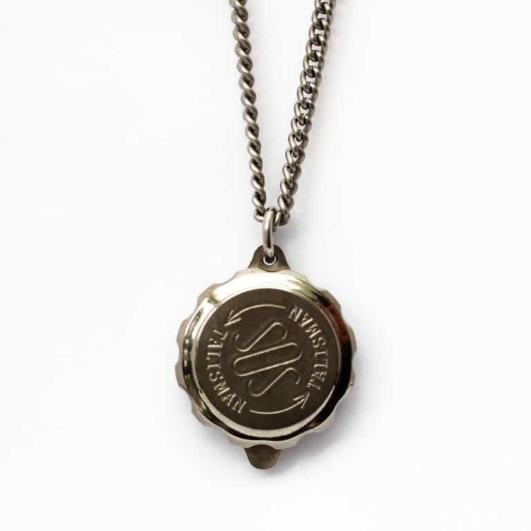 SOS Talisman Halsketting Anti Allergeen Titanium