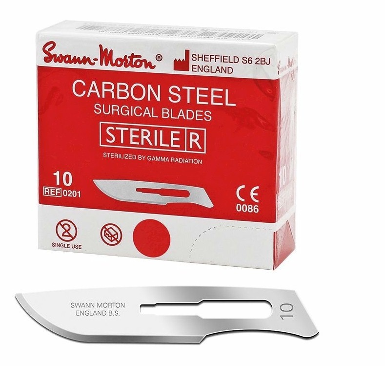 Swann Morton Scalpelmesjes steriel No:10