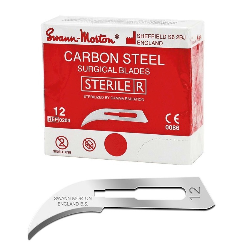 Swann Morton Swann Morton Scalpelmesjes steriel No:12