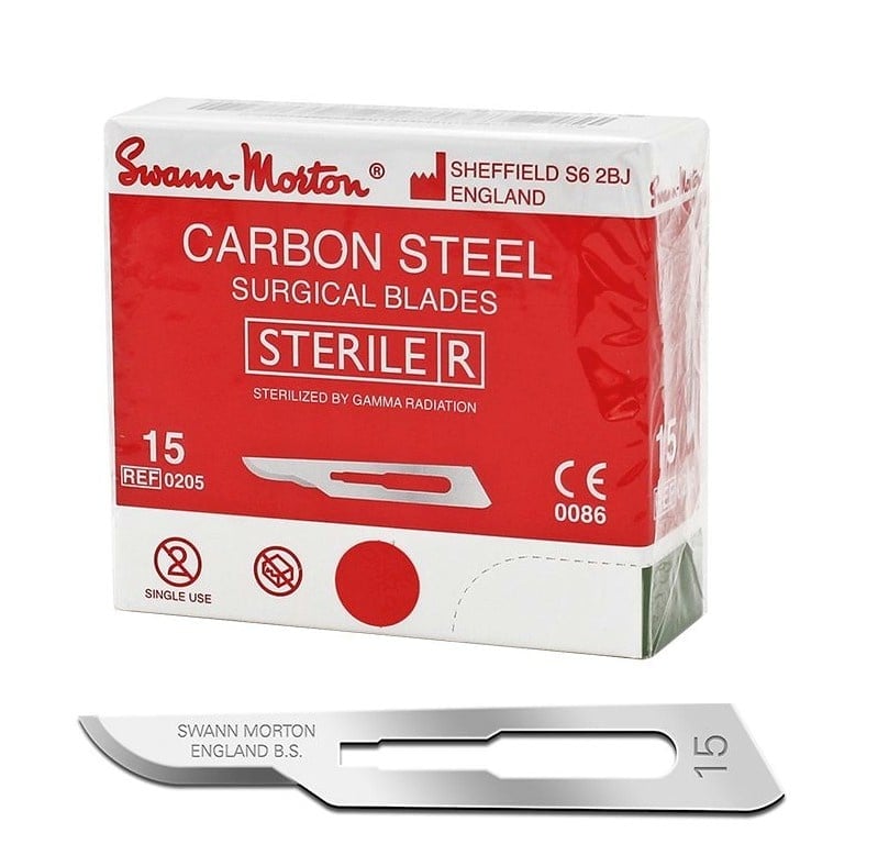 Swann Morton Scalpelmesjes steriel No:15