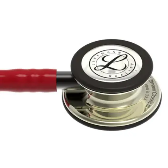 Littmann® 3M™ Littmann® Classic 3 Stethoscoop - Bordeaux Champagne borstuk en Smoke beugel 5864
