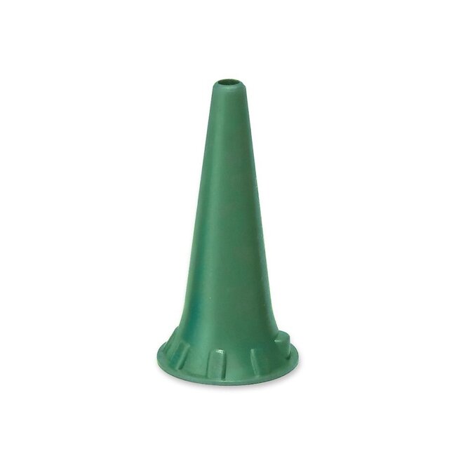 Disposable oortrechters Groen voor Fibralux otoscoop 2,5mm (50st.)