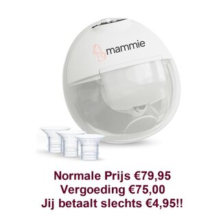 Mammie Mammie Draadloze Elektrische Borstkolf - Enkelzijdig Verzekering - Pre order