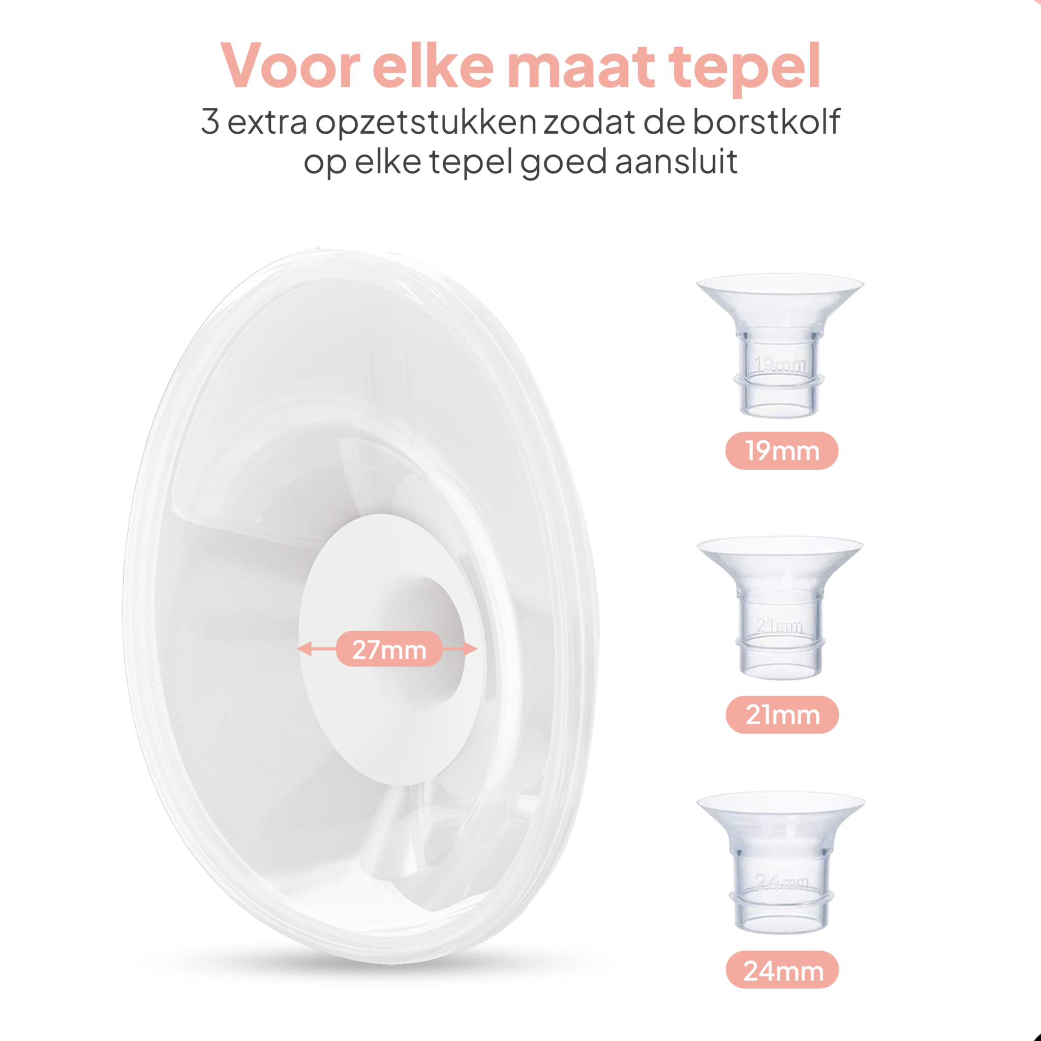 Mammie Draadloze Elektrische Borstkolf - Dubbelzijdig, foto 5 van 6