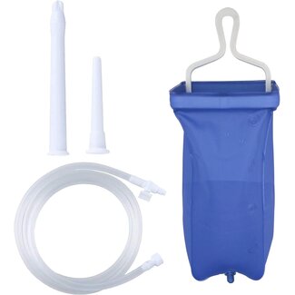 Klysma set met kraantje – compact model - anaaldouche  / vaginale douche - 2 Liter