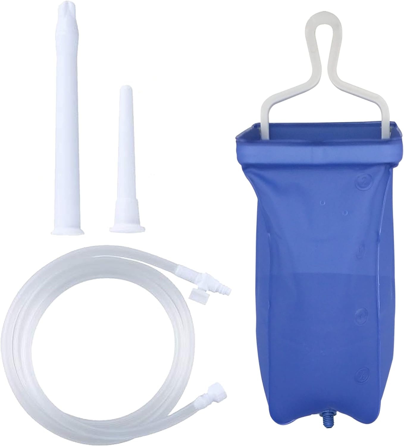 Klysma set - 2 liter - Enema voor darmreiniging en darmspoeling - handig compact reis model