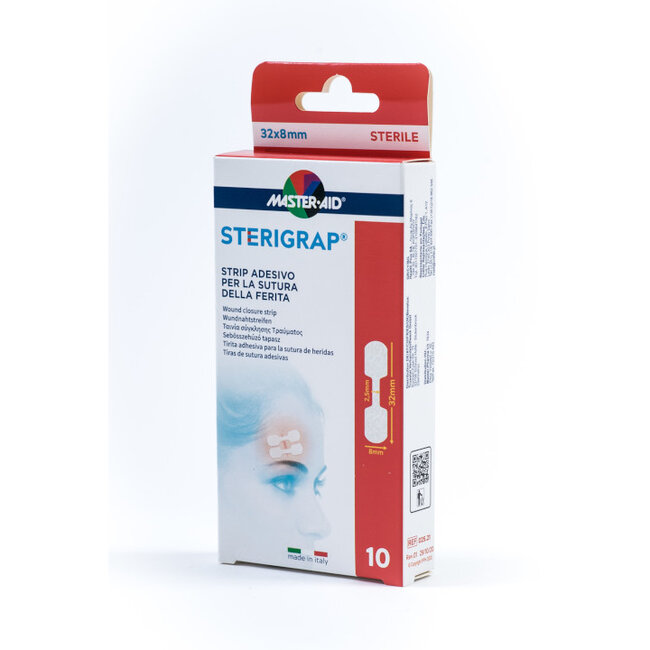 Steri-Grap zwaluwstaart hechtstrip - 32mm x 8mm - per 10st.