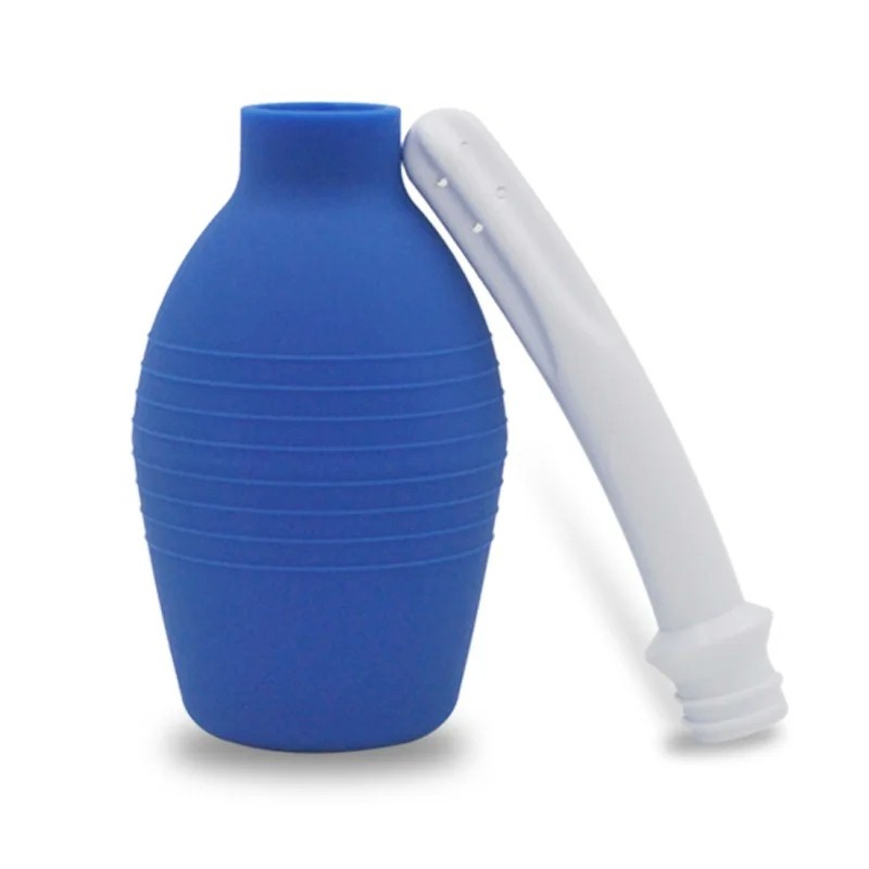 Vrouwendouche - vaginale douche - ballon spuit met gebogen cannule - 294ml, foto 2 van 2