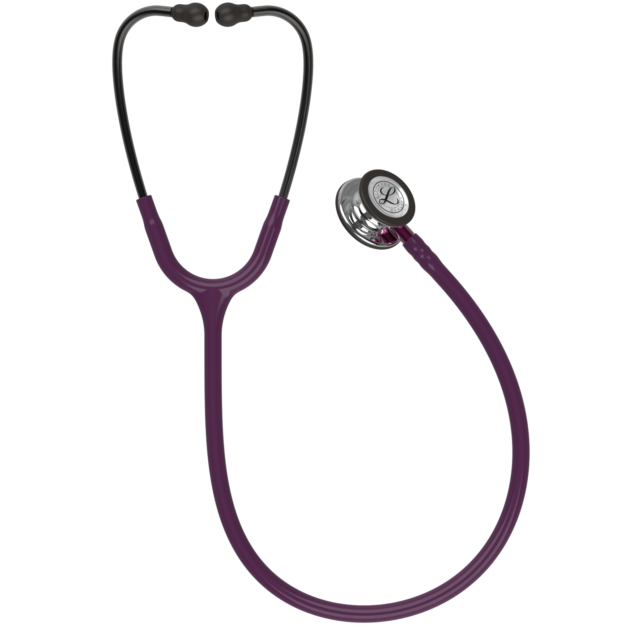 Littmann® Classic III Stethoscoop - Plum met Mirror borstuk en Smoke beugel 5960, foto 5 van 6