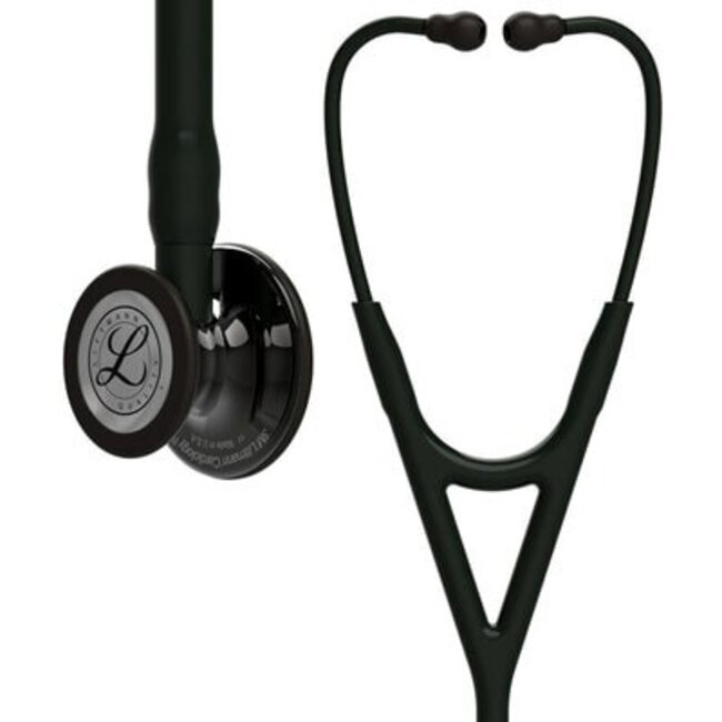 3M™ Littmann® Cardiology IV Dual Stethoscoop -Black Smoke Edition - Mirror Finish Slang- 6232