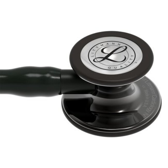 Littmann® Cardiology IV Dual Stethoscoop -Black Smoke Edition - Mirror Finish Chestpiece- 6232