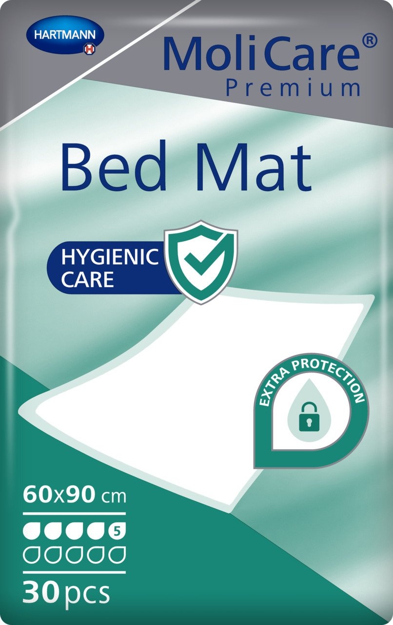 ​MoliCare® ​Premium Bed Mat | 5 drops | Onderleggers | 60x90cm | 30stuks