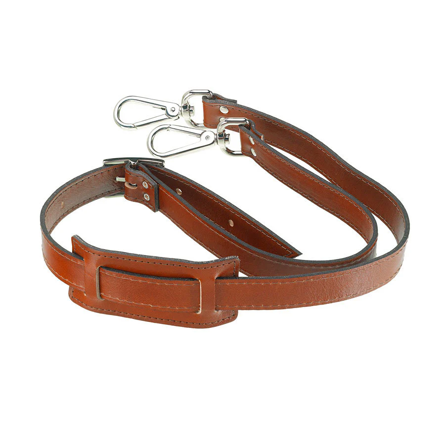 QUARKZMAN Schouderriem voor handtas, 140 cm leer, platte kettingriem