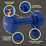 Vinyl Dumbbells  -  4 Kg. Gewichten - Blauw- Set 2 stuks