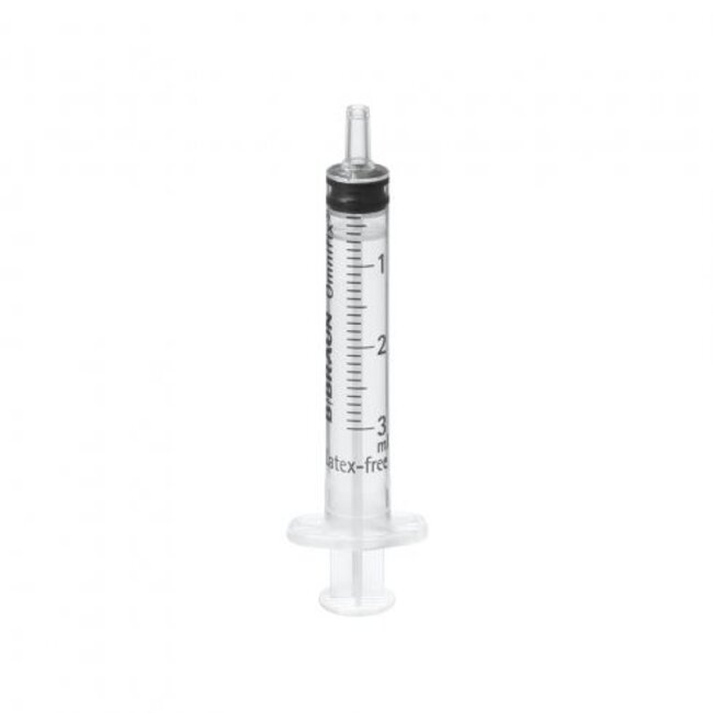 B Braun Omnifix 3-delige injectiespuit - 3ml - 100 stuks