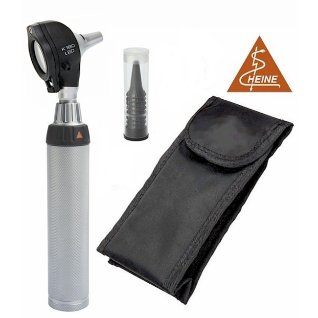 Heine K180 LED Otoscoop - incl. handvat en Softpouch