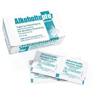 Alcoholdoekjes - Basic - 60x30mm - 100st.