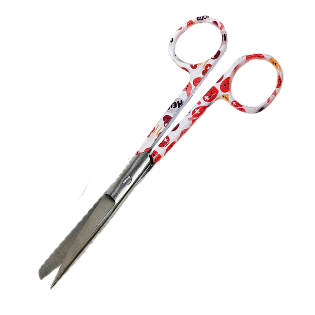 Satillo Verpleegkundige Scharenset Ouch My Organs – Verbandschaar, Chirurgische Schaar & Kocher (met Naam)