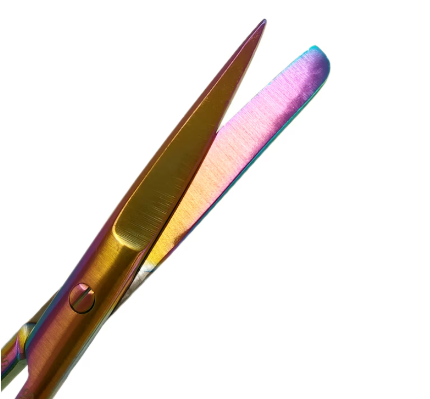 Satillo Verpleegkundige Scharenset Metallic Rainbow – Verbandschaar, Chirurgische Schaar & Kocher (met Naam), foto 6 van 6