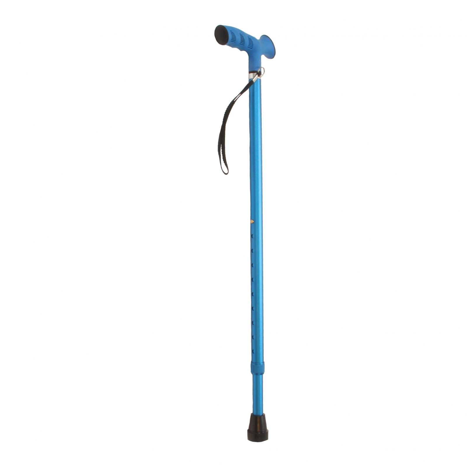 Luxe aluminium wandelstok met ergonomische Soft-Grip handgreep, foto 2 van 4
