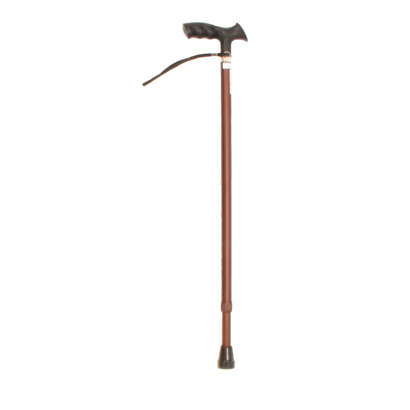 Luxe aluminium wandelstok met ergonomische Soft-Grip handgreep, foto 3 van 4