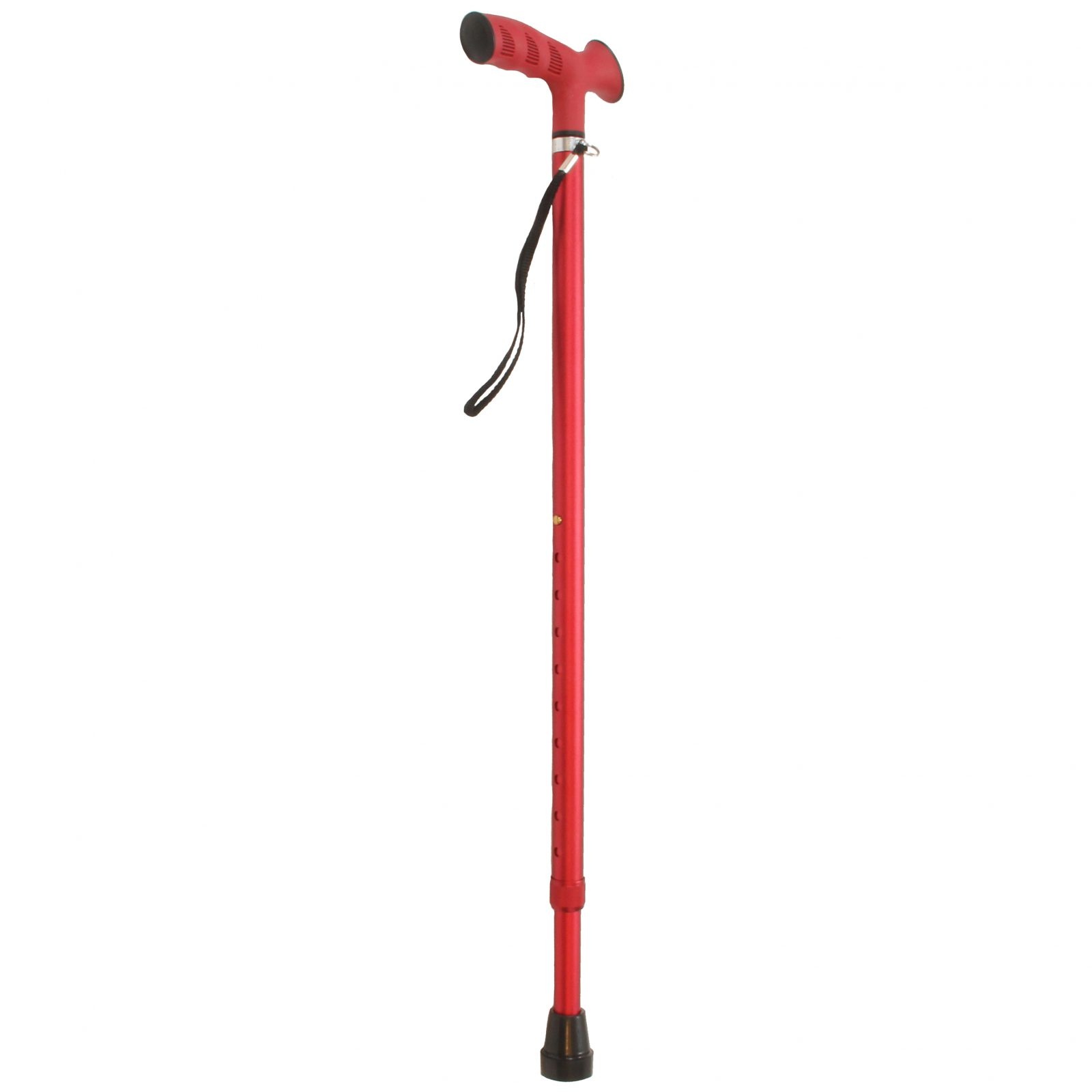 Luxe aluminium wandelstok met ergonomische Soft-Grip handgreep, foto 4 van 4