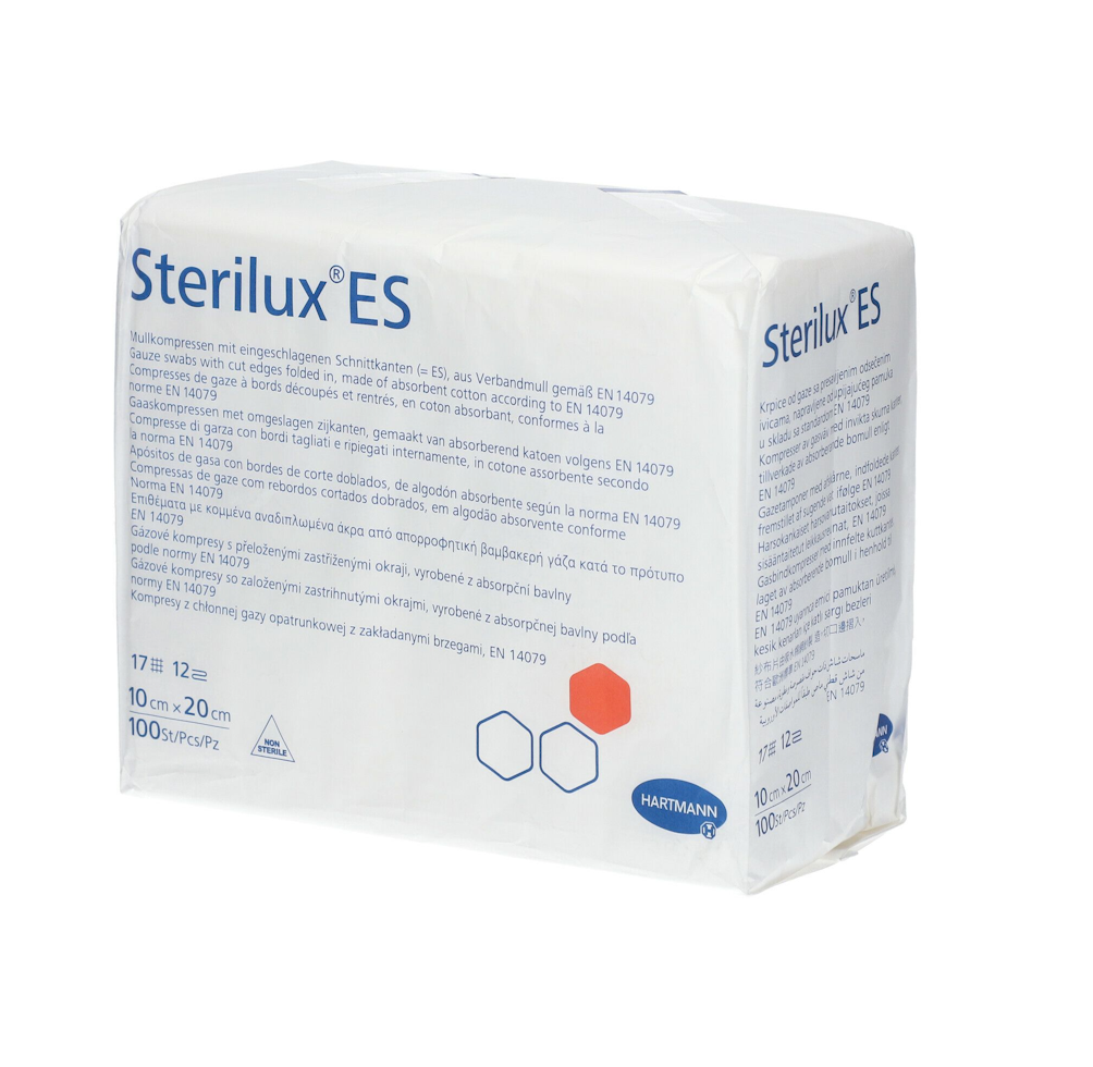 Hartmann Gaascompres "Woven" Sterilux® ES - niet steriel - 10x20cm - 100st.
