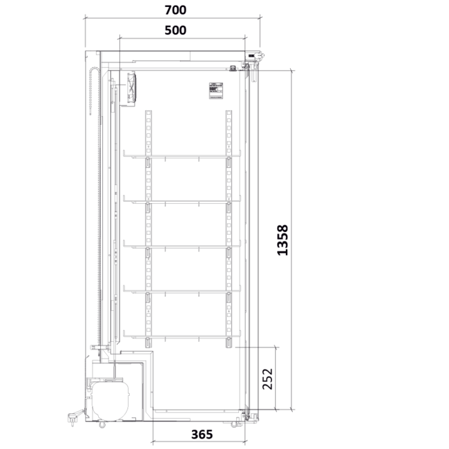 Medifridge Medicijnkoelkast Medifridge MF350L 2.0 De ideale koelkast voor de grotere huisartsenpraktijk