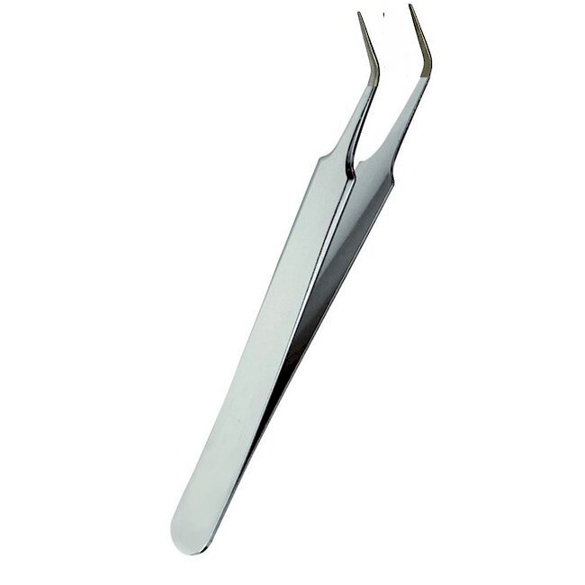 Horlogemakerspincet Sterk gebogen - RVS
