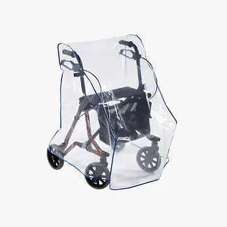 Beschermhoes voor rollator, transparant