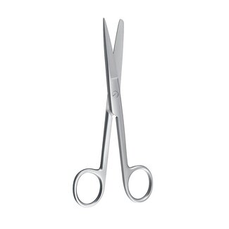 Satillo Chirurgische schaar - Recht - 11,5cm - Stomp/Spits