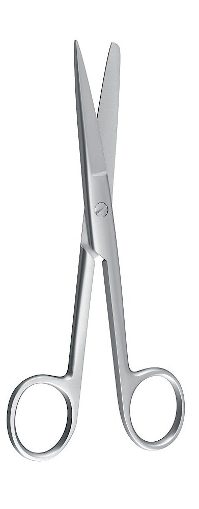 Satillo Chirurgische schaar - Recht - 11,5cm - Stomp/Spits