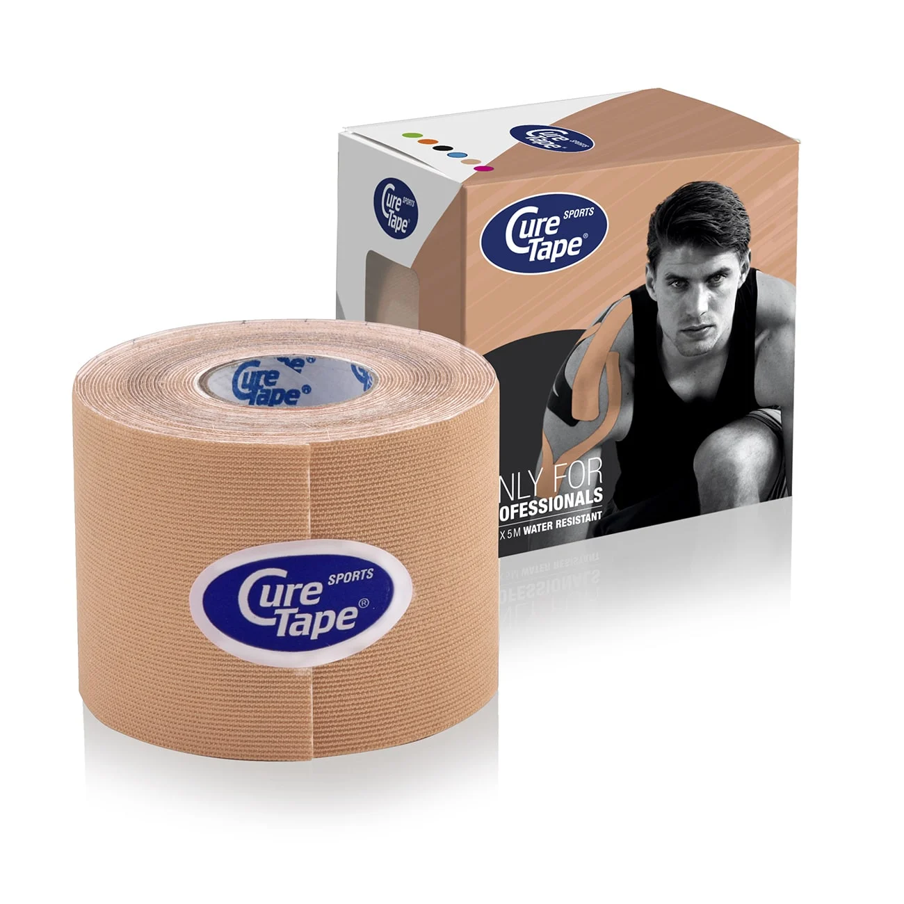 Curetape Sports kinesiotape 5 m x 5 cm - Beige
